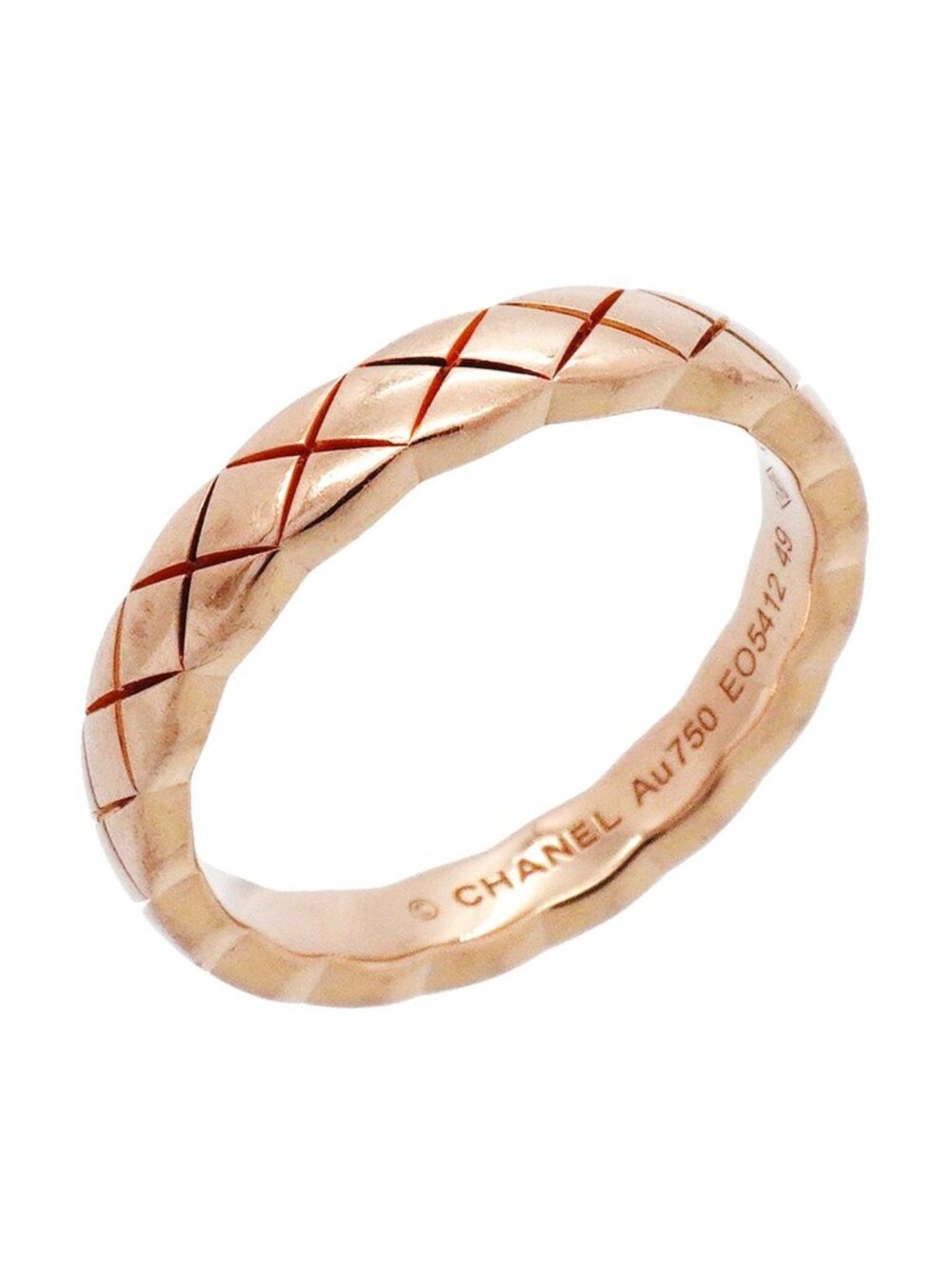 Chanel Ring Coco Crush Beige Gold 18K Pink